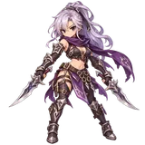 A RebirthRO Assassin holding a katar in each hand